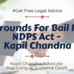 How to seek bail in NDPS Act